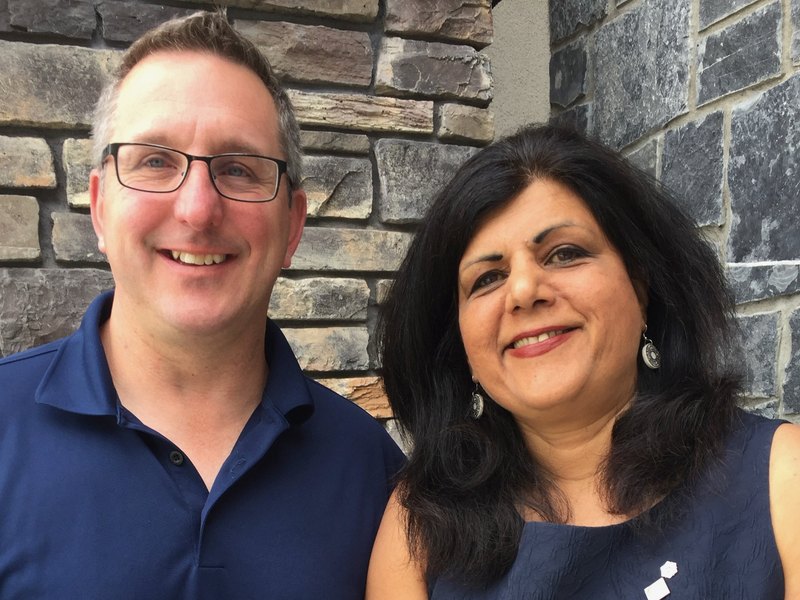 Mohini Singh with Jason Picklyk